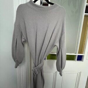 Avantlook Lantern Sleeve Sweater Dress